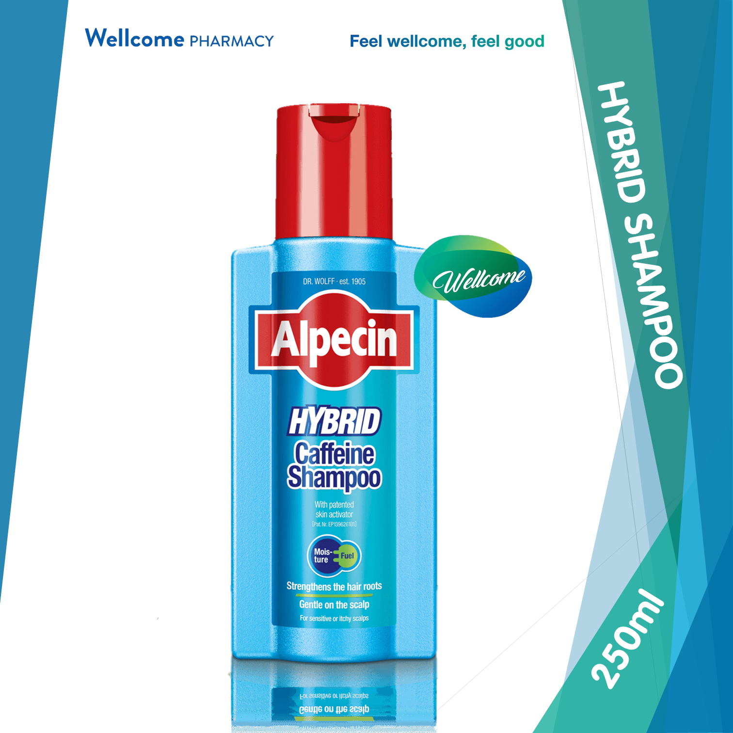 Alpecin Hybrid Caffeine Shampoo - 250ml.png