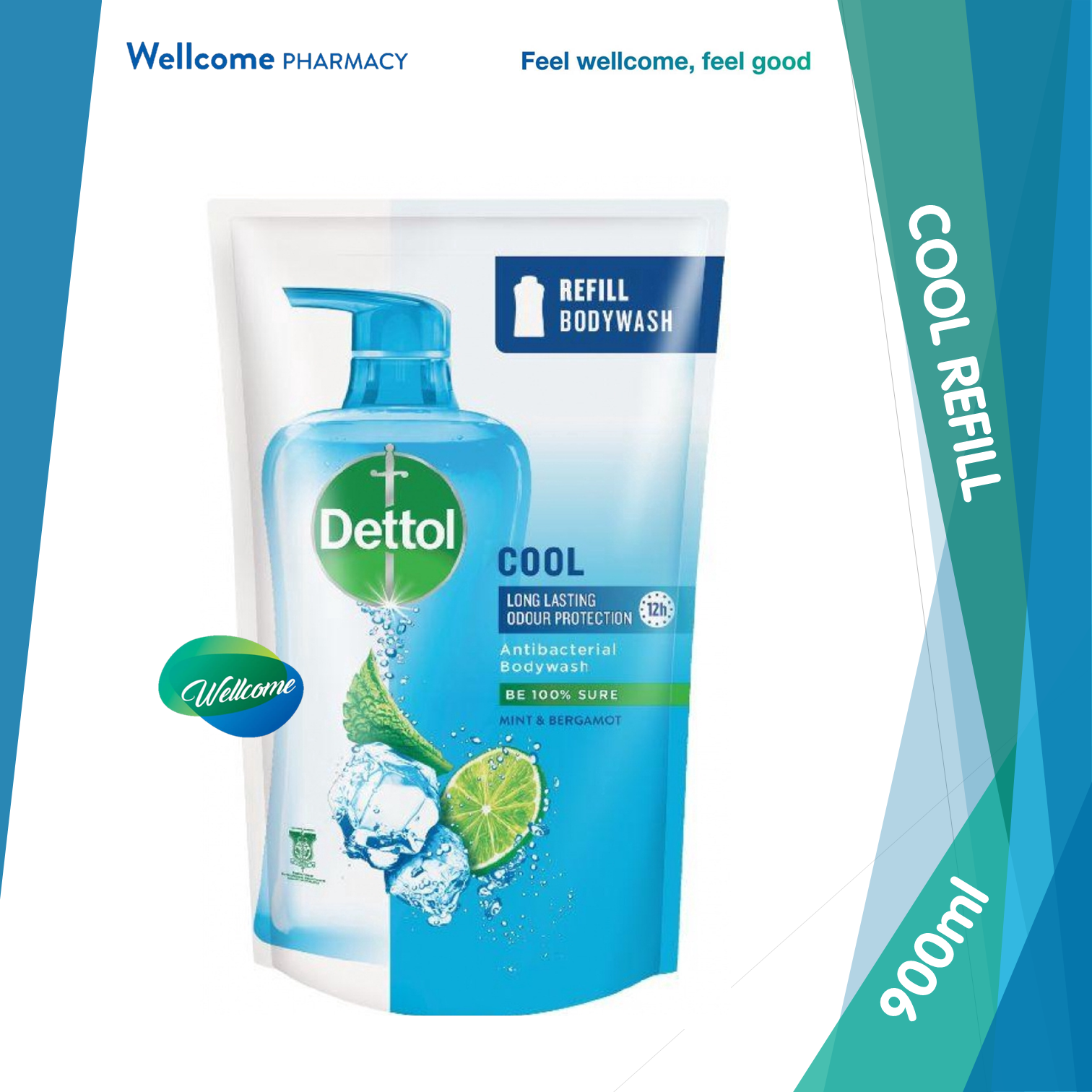 Dettol Body Wash Refill Cool - 900ml1.png