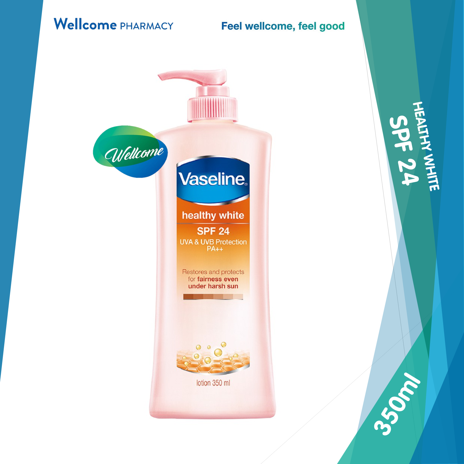 Vaseline Healthy White SPF24 UVA & UVB Protection PA++ Lotion - 350ml.png