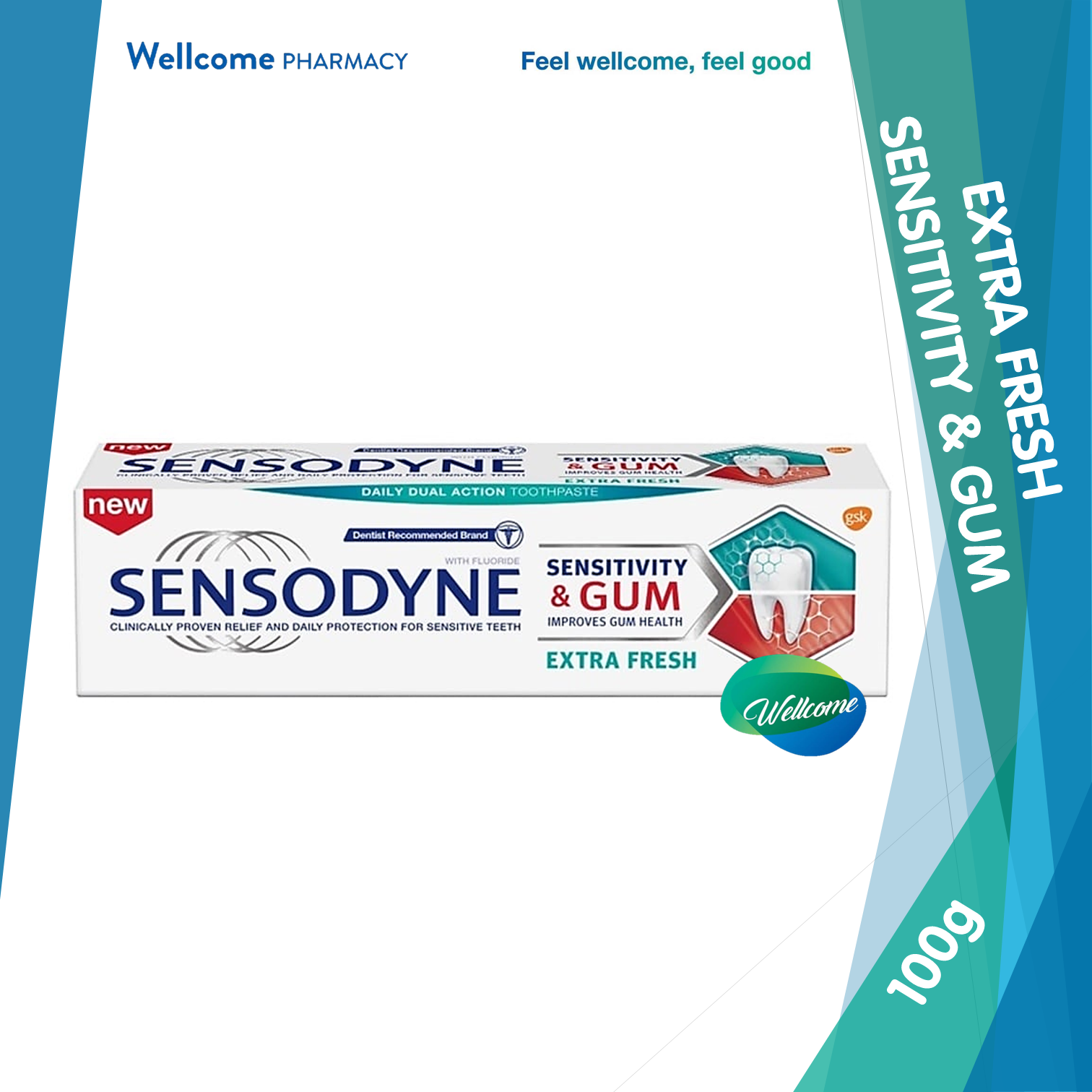 Sensodyne Sensitivity & Gum Extra Fresh Toothpaste - 100g.png