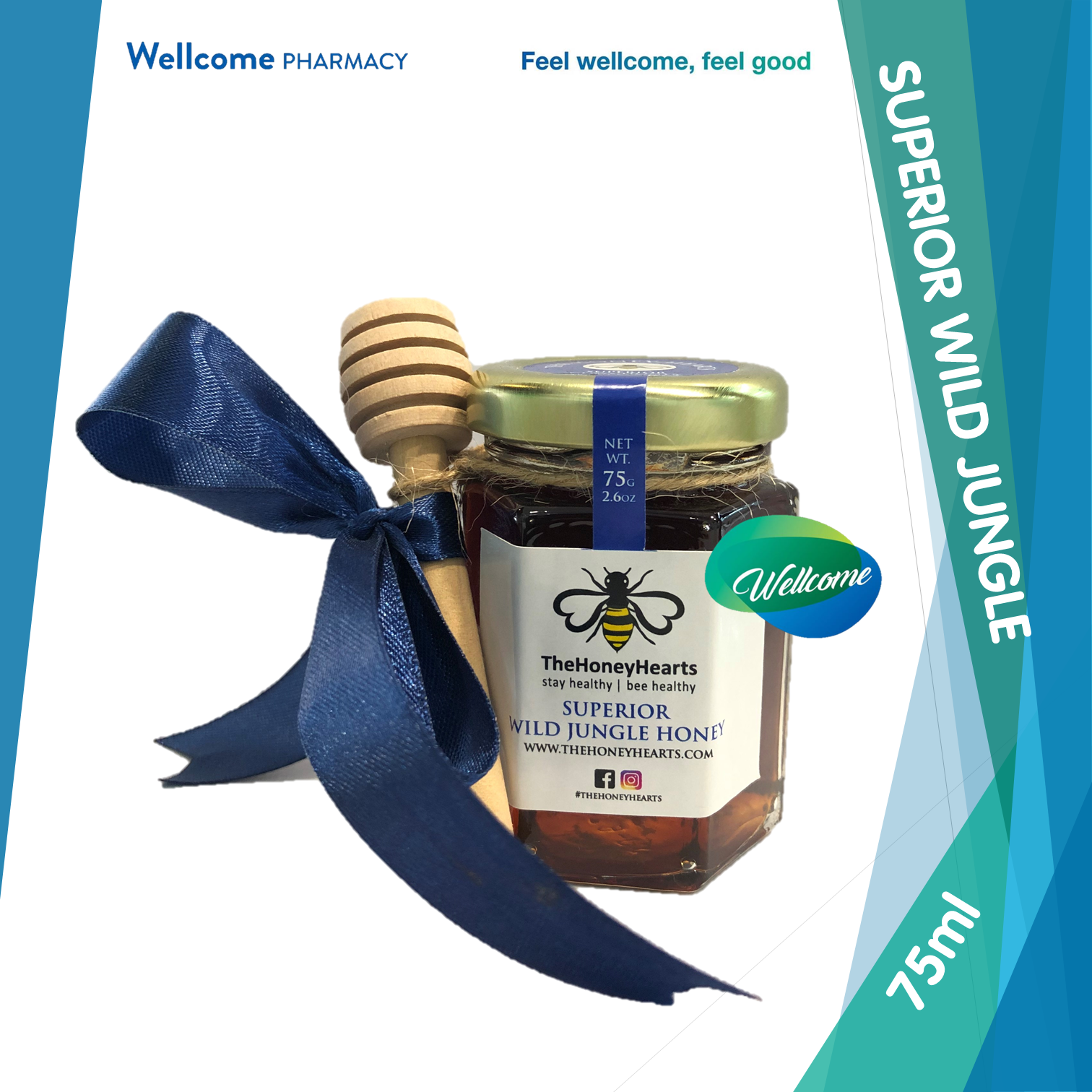 The Honey Hearts Superior Wild Jungle Honey - 75g.png