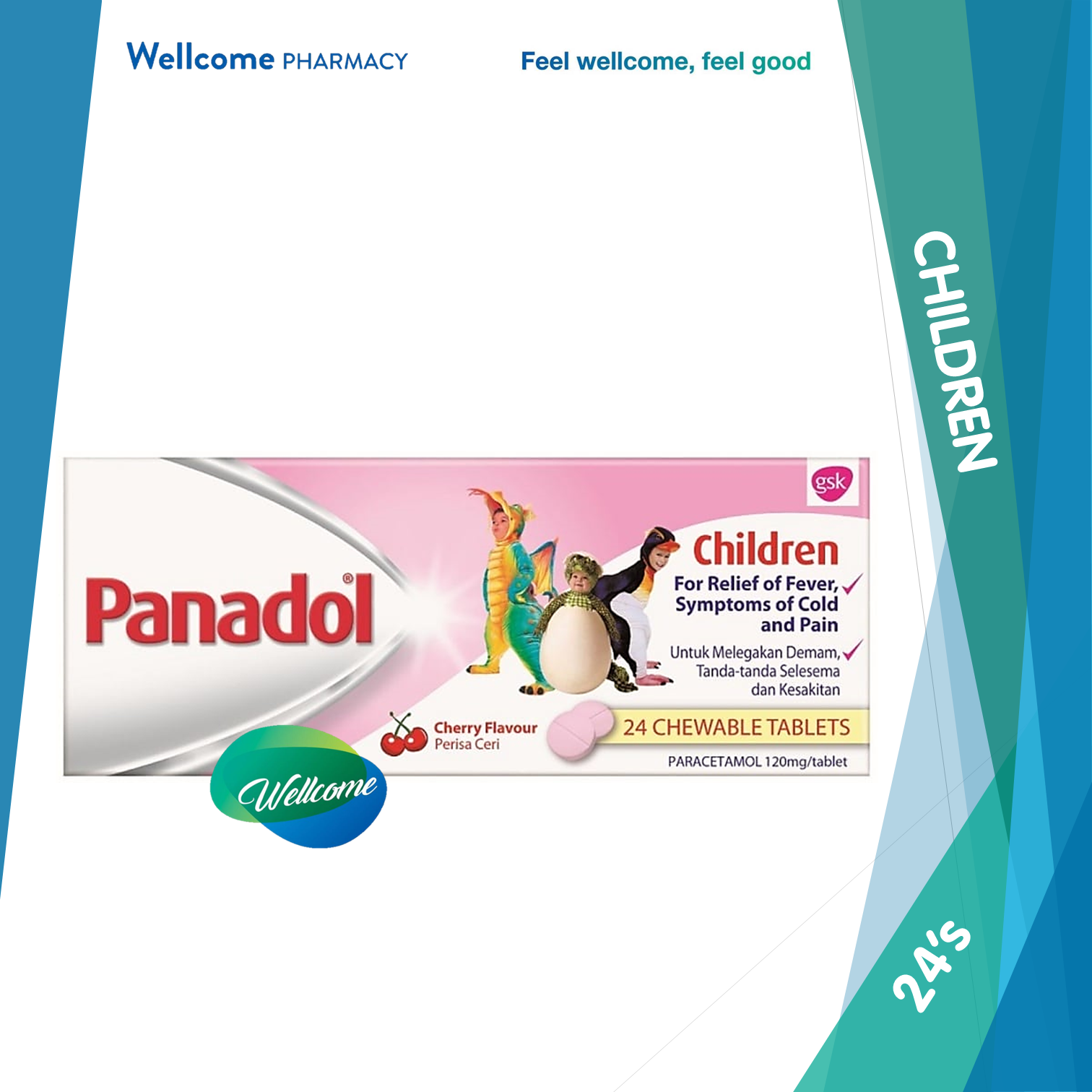 Panadol Children Tablet - 24s.png