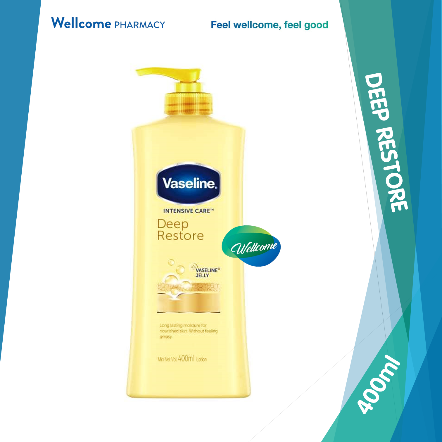 Vaseline Lotion Intensive Deep Restore - 400ml.png