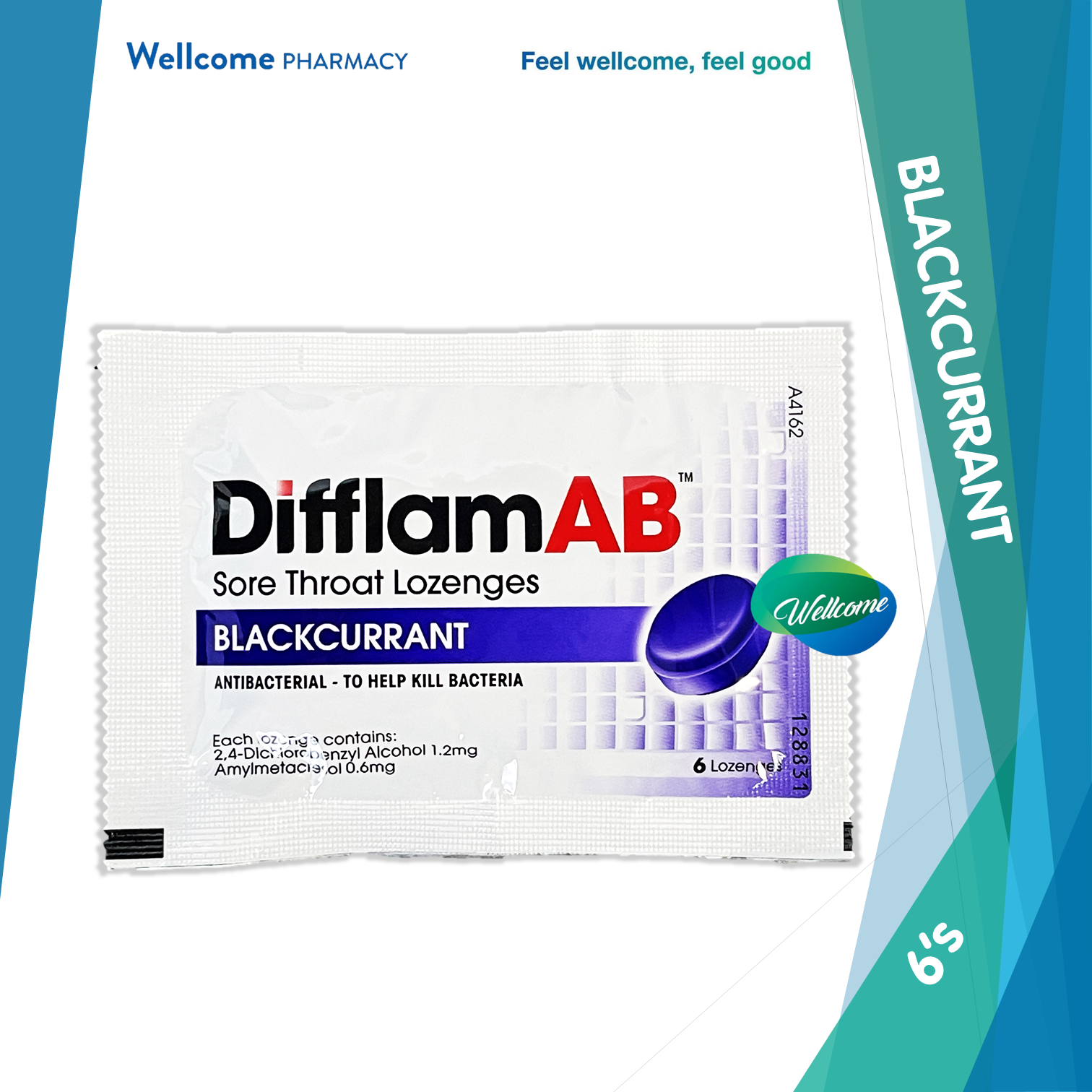 Difflam AB Lozenges Blackcurrant - 6s.png