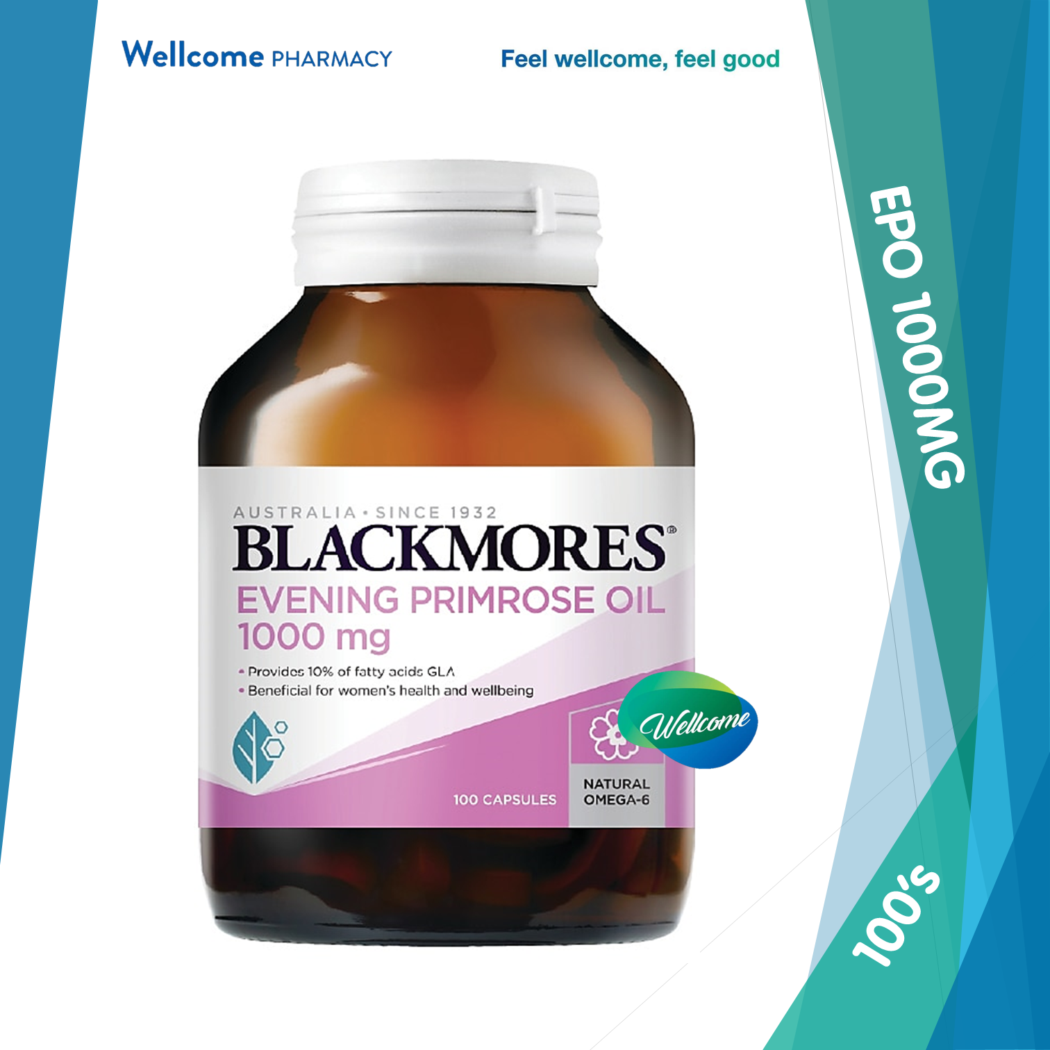 Blackmores Evening Primrose Oil 1000mg - 100s.png