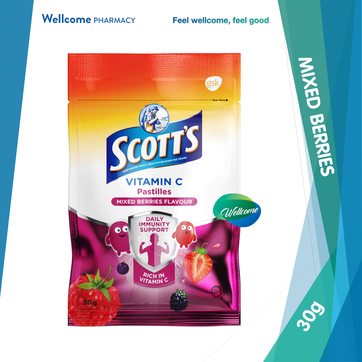 Scotts Vitamin C Pastilles 30g Mixed Berry -15s.png