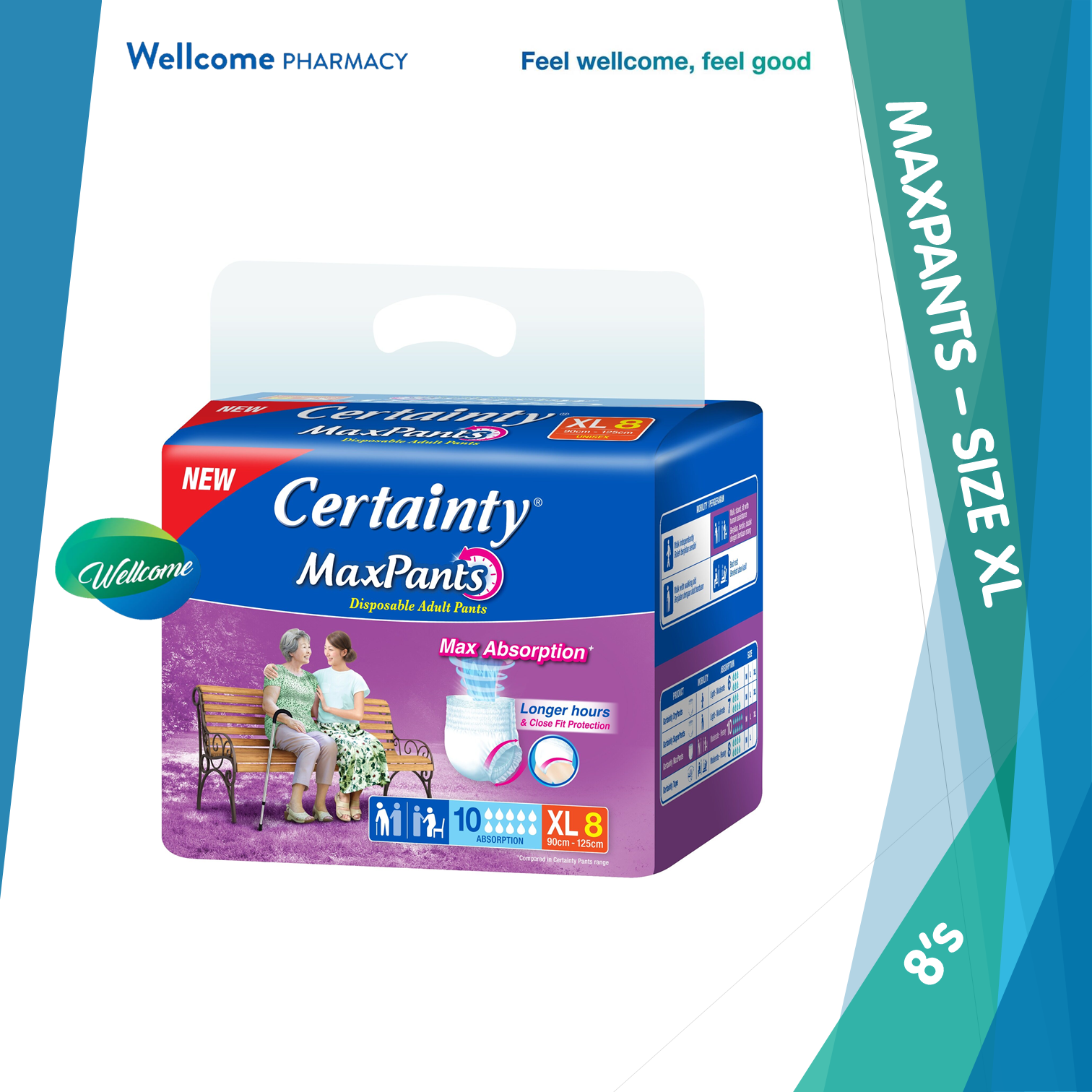 DryPants – Certainty  Disposable Adult Diapers