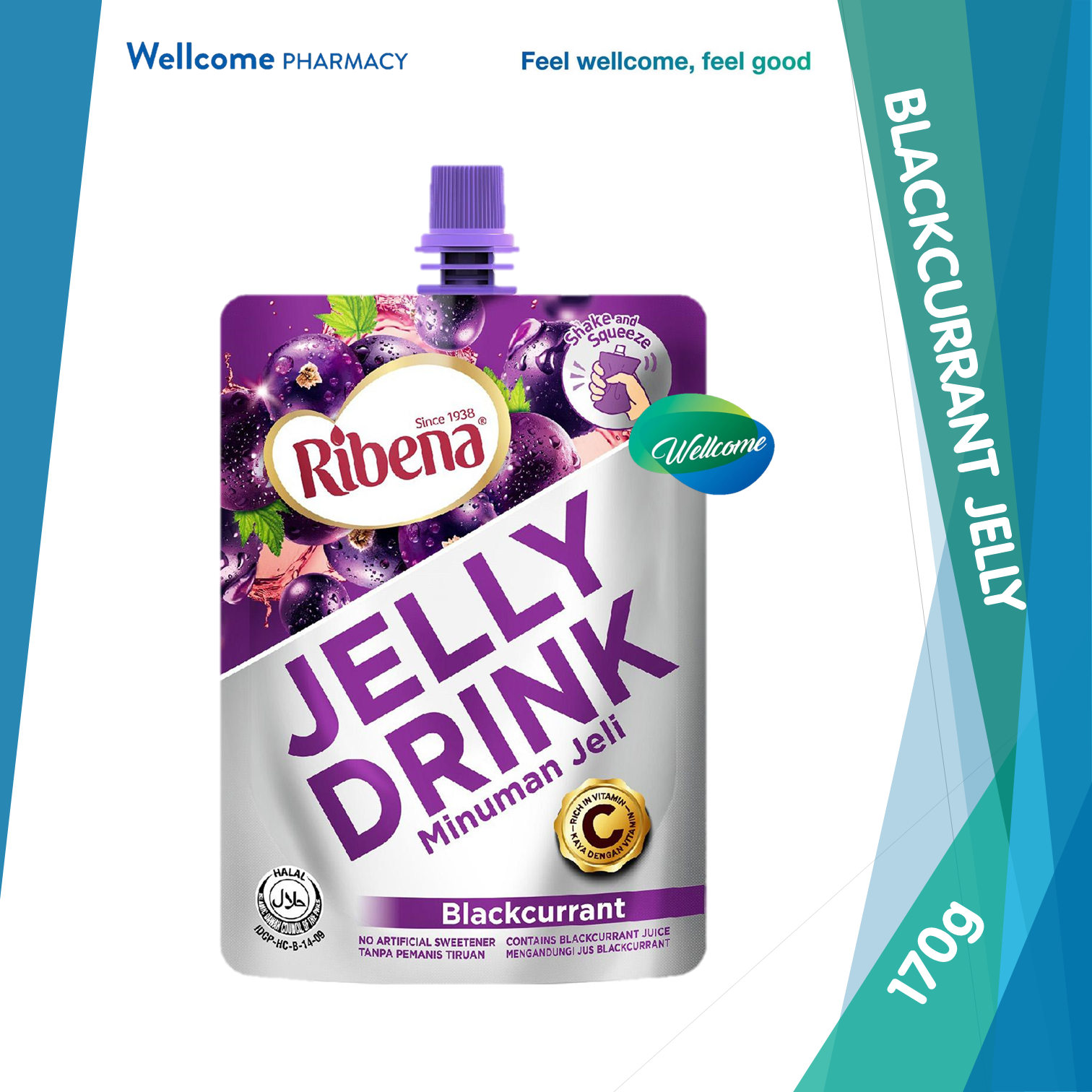 Ribena Blackcurrant Jelly Drink - 170g.png