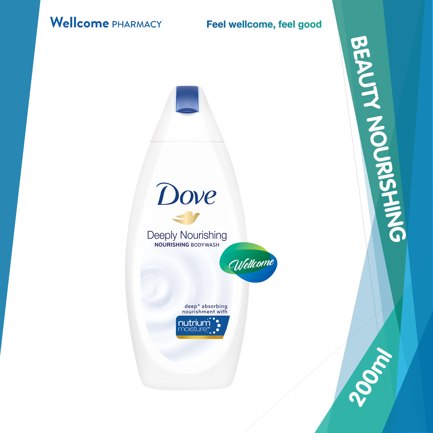 Dove Body Wash Beauty Nourishing - 200ml.png