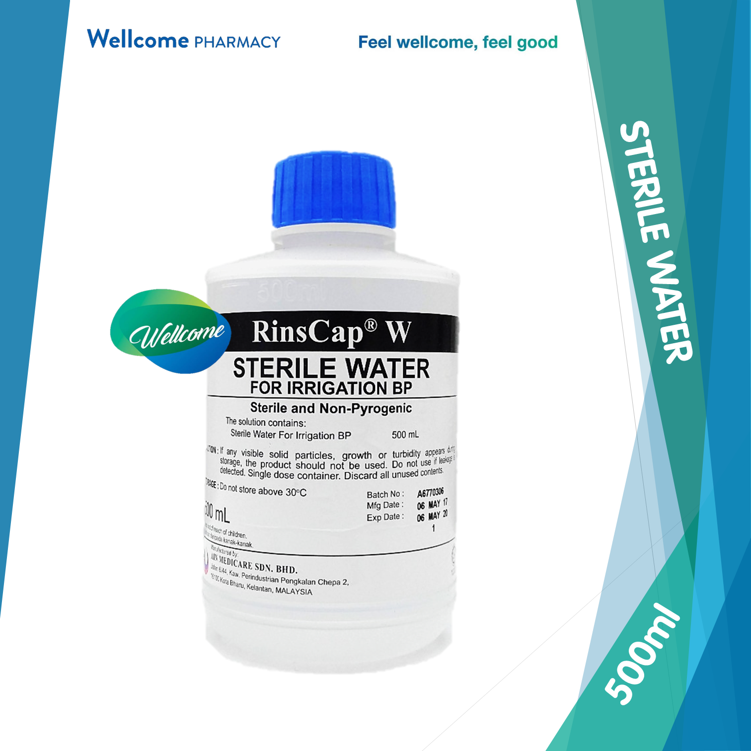 AinMedicare RinsCap W Sterile Water For Irrigation - 500ml.png
