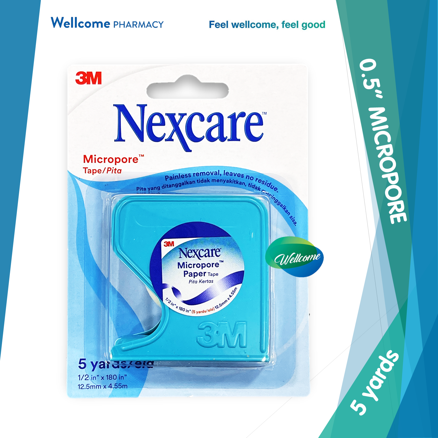 Nexcare Micropore Tape 0.5in x 5yd.png