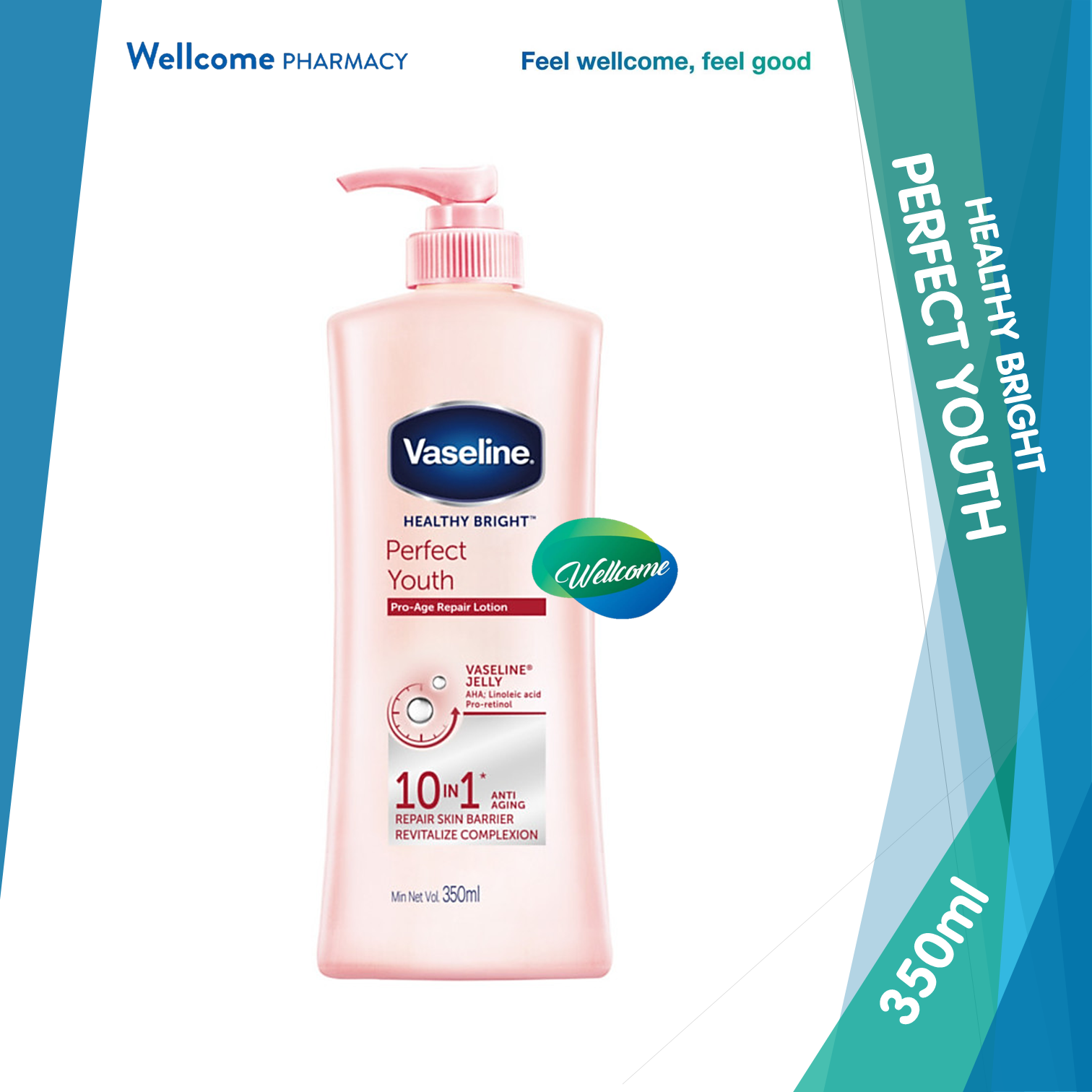 Vaseline Healthy Bright Perfect Youth - 350ml.png