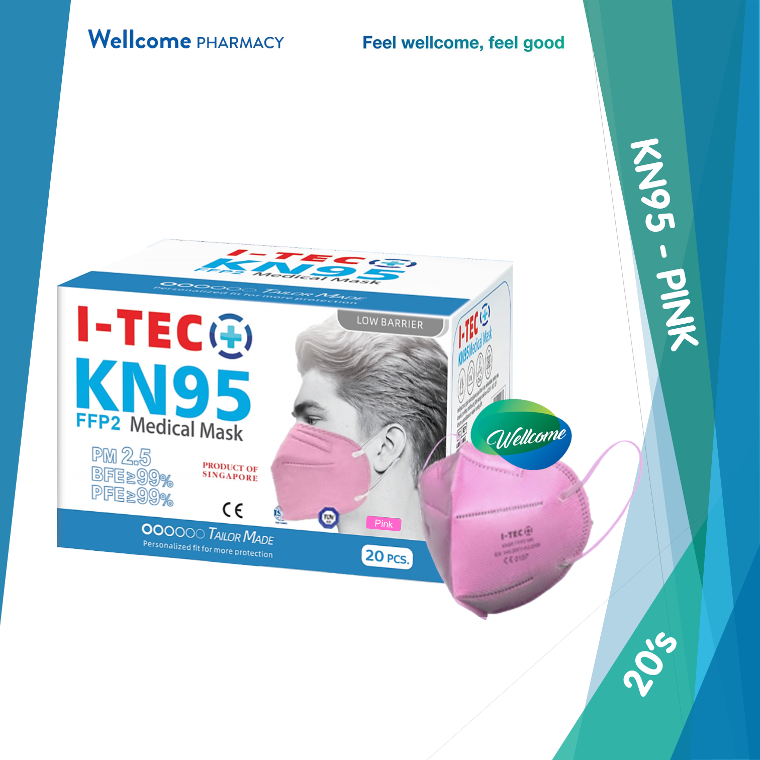 I-TEC KN95 Medical Mask Pink - 20s.png