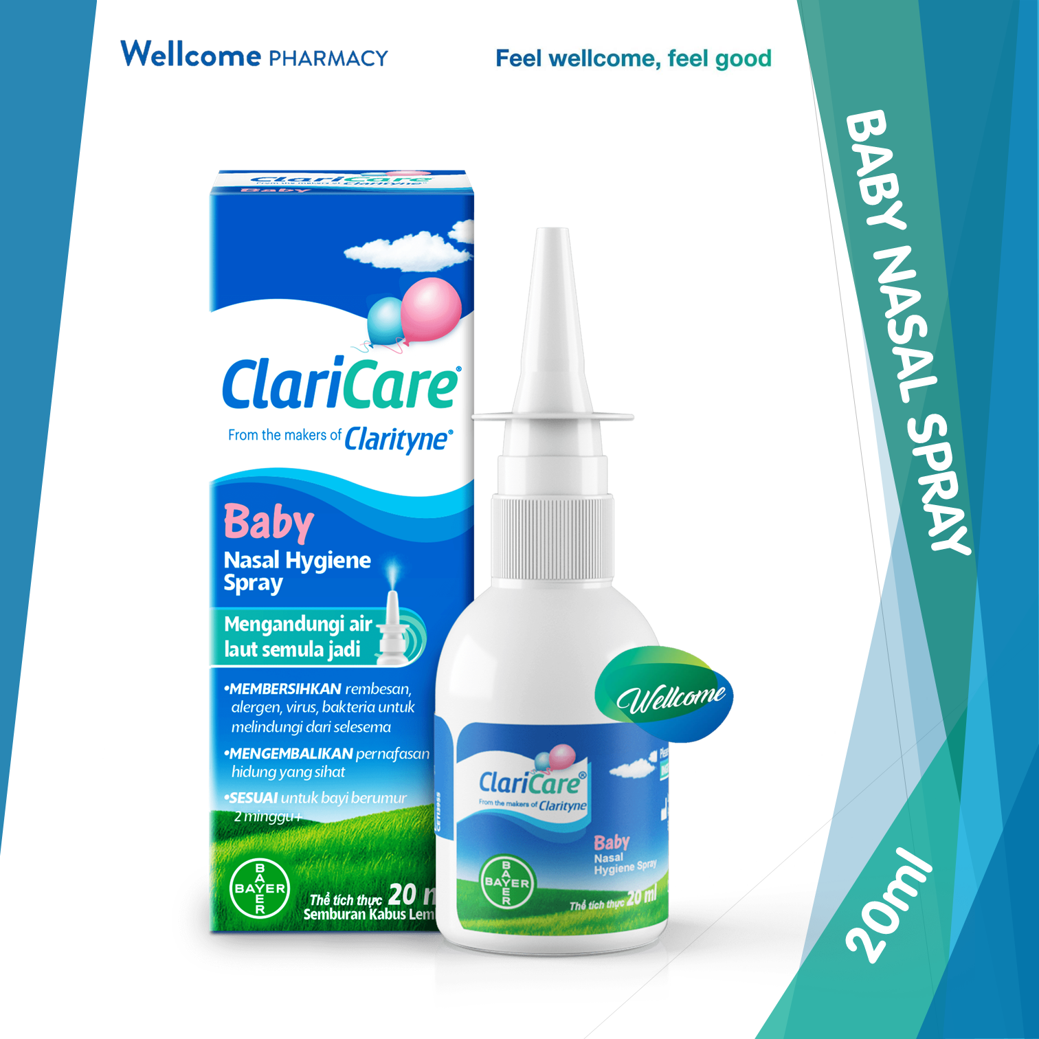 Claricare Baby Nasal Hygiene Spray - 20ml.png
