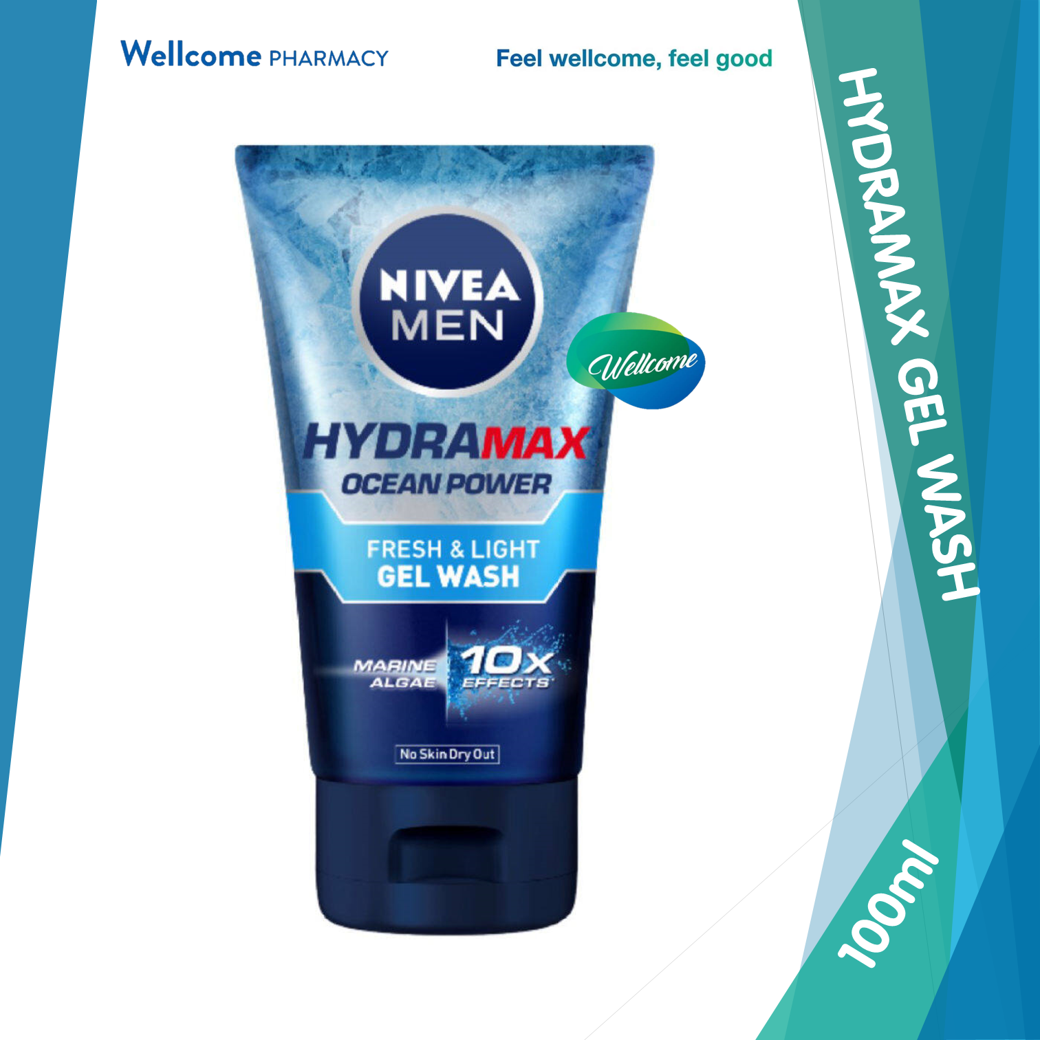 Nivea Men Hydra Max Fresh & Light Wash Gel - 100ml.png