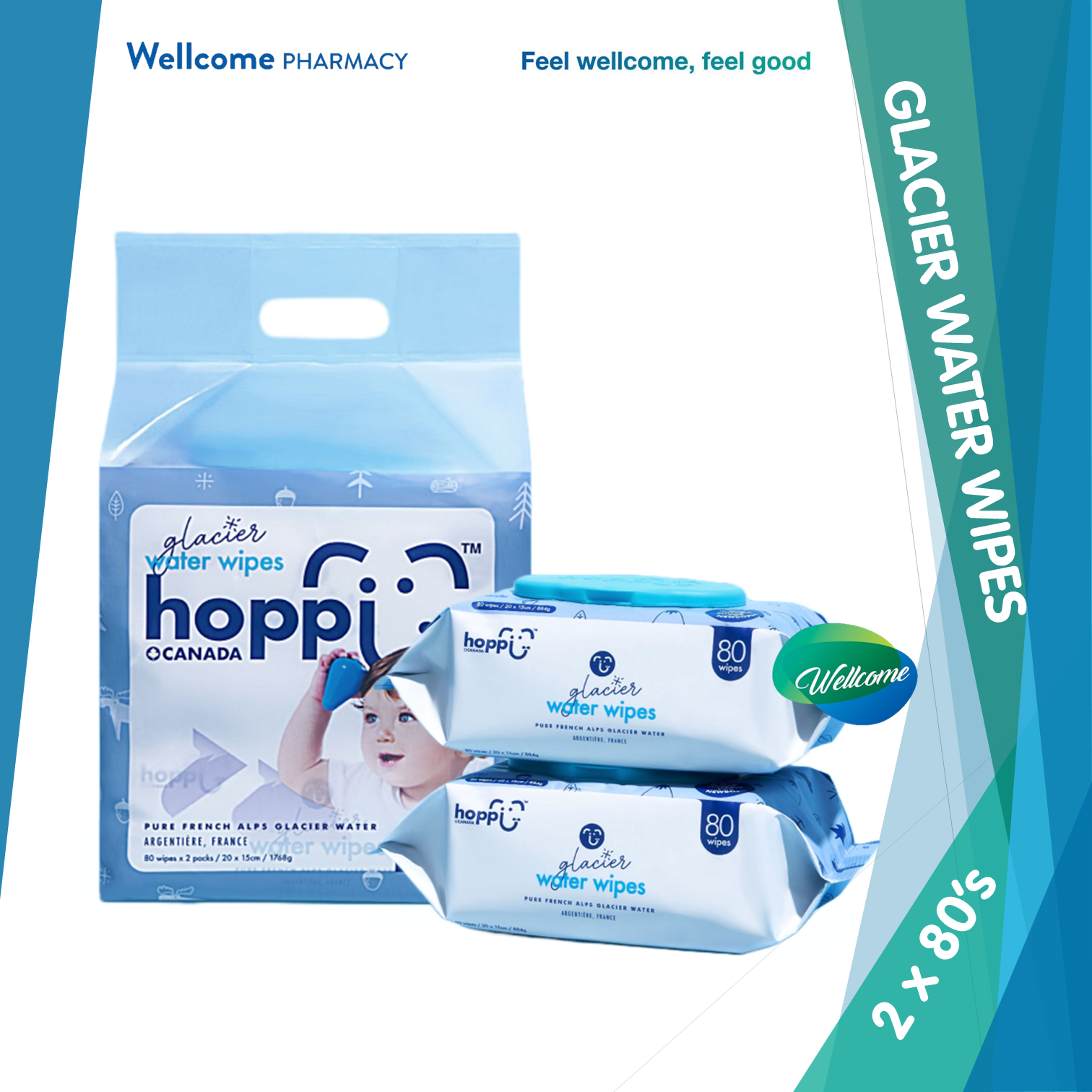 Hoppi Glacier Water Wipes - 2 x 80s.png