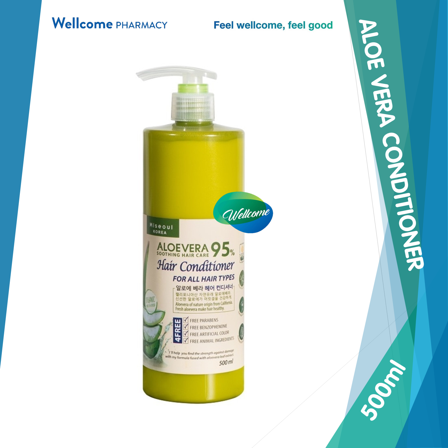 Miseoul Aloe Vera Hair Conditioner - 500ml.png