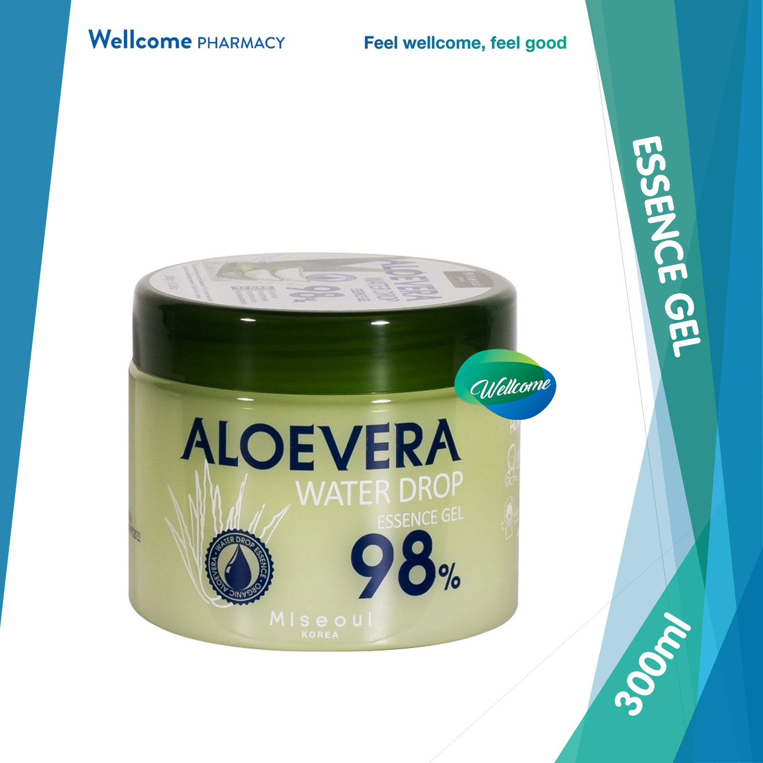 Miseoul Aloe Vera Water Drop Essence Gel - 300g.png