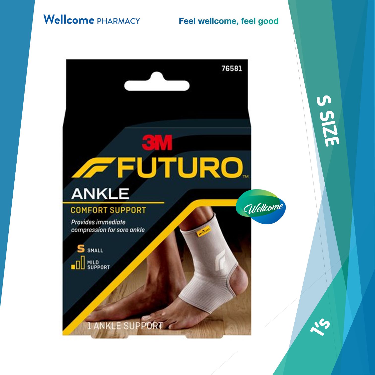 Futuro Comfort Lift Ankle Support - S (new).png