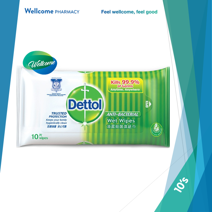 Dettol Antibacterial Wipes - 10s.png