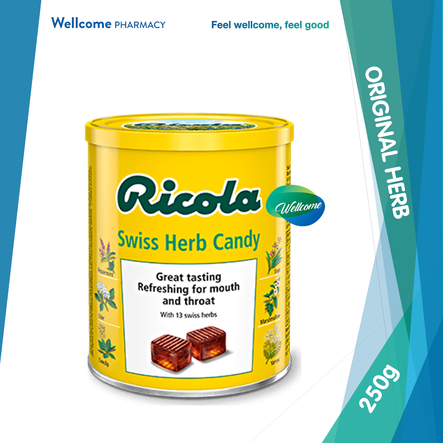 Ricola Swiss Herb Candy - 250g