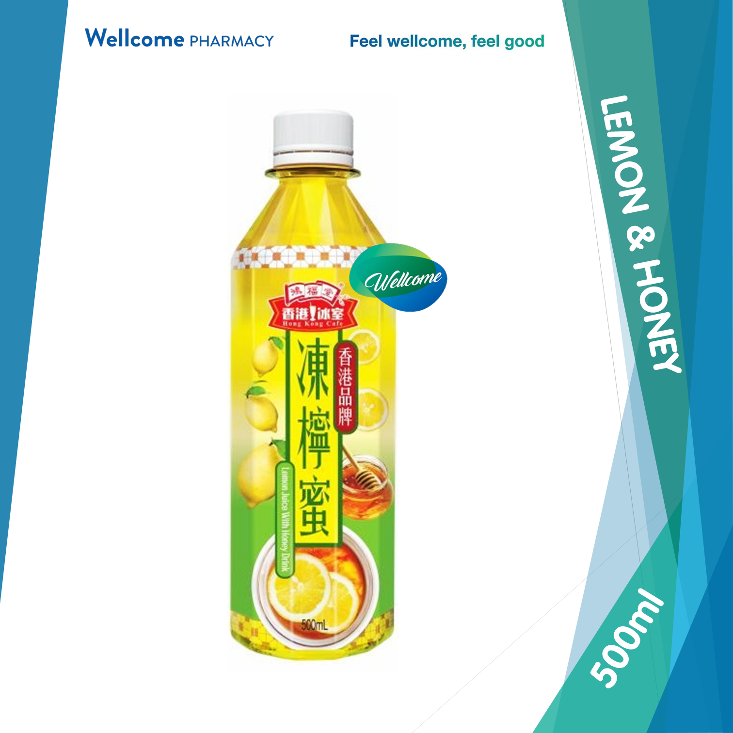 HFT Lemon Juice with Honey Drink - 500ml
