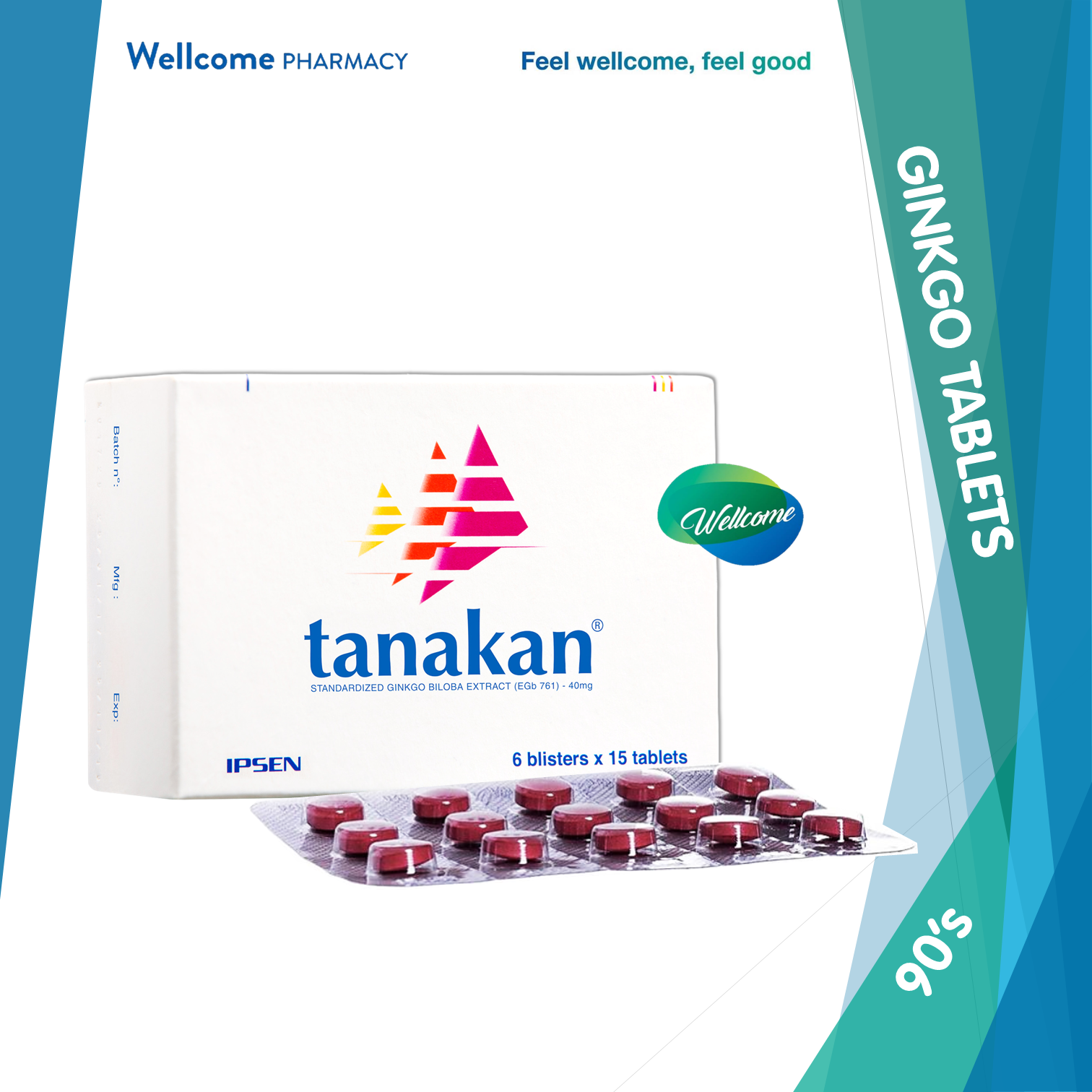 Tanakan 40mg Tablet - 90s