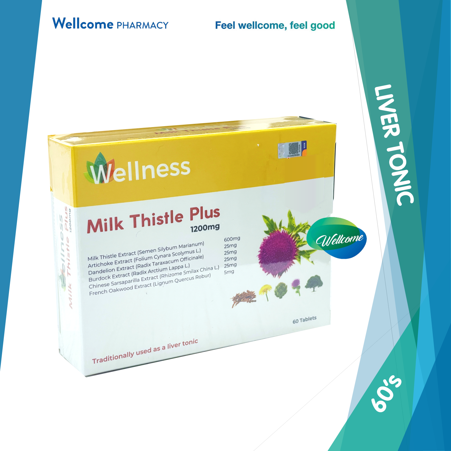 Wellness Milk Thistle Plus Tablet - 60s