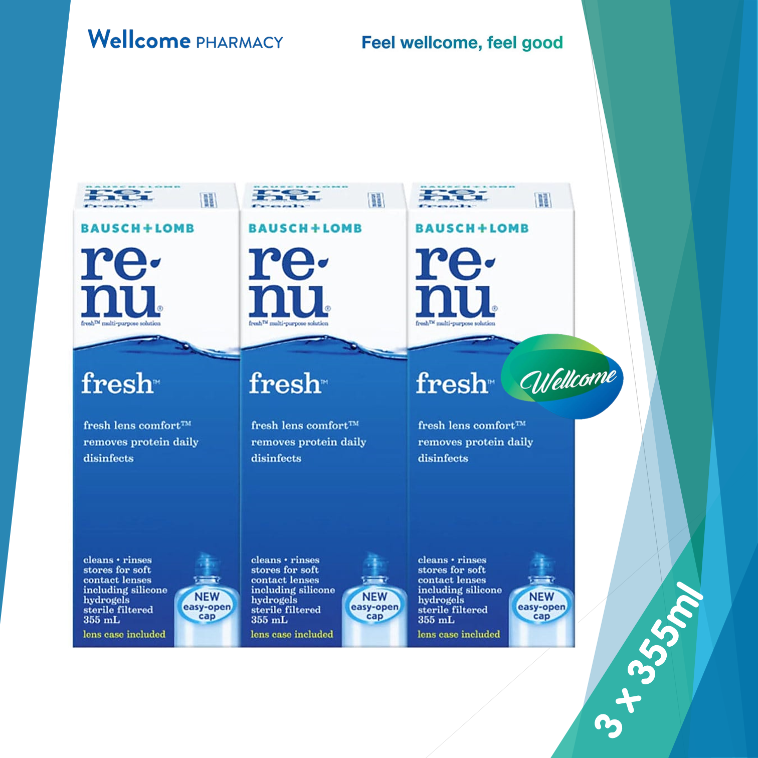 Renu Fresh Kit - 3 x 355ml