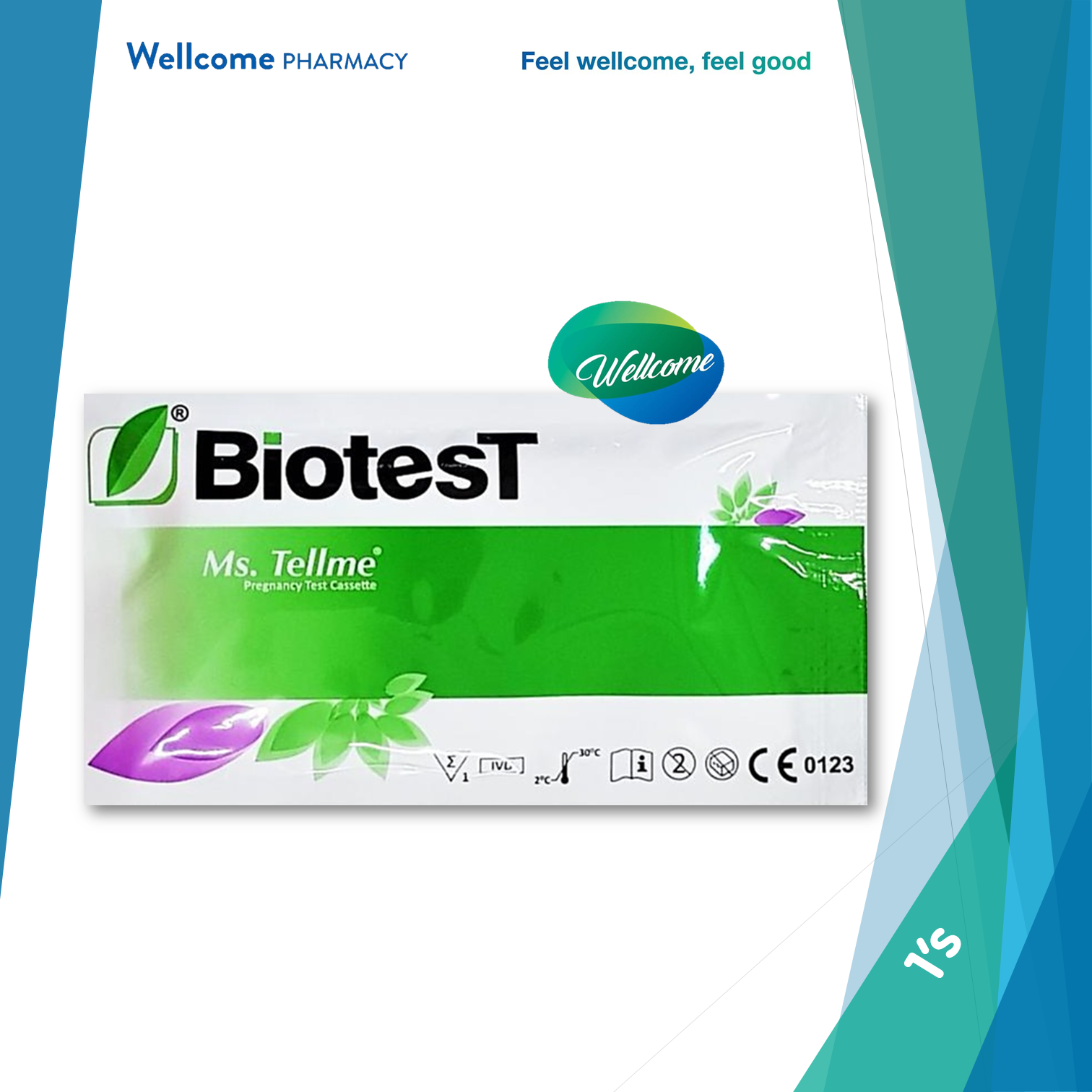 Biotest Ms Tellme Pregnancy Test - 1s