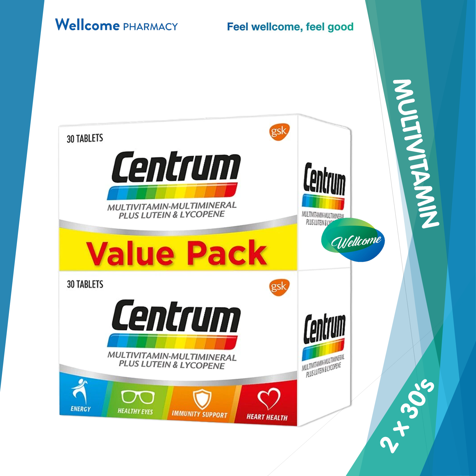 Centrum Multivitamin - 2 x 30s