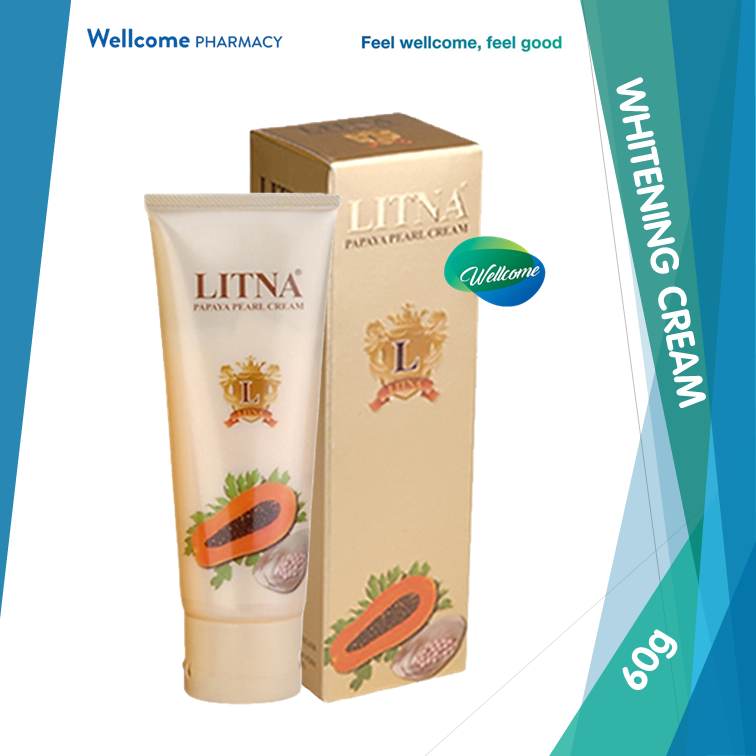 Litna Papaya Pearl Cream - 60g