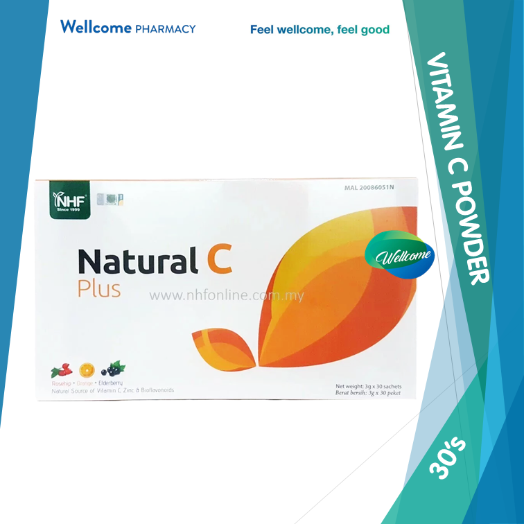 NHF Natura C Plus Powder - 30s