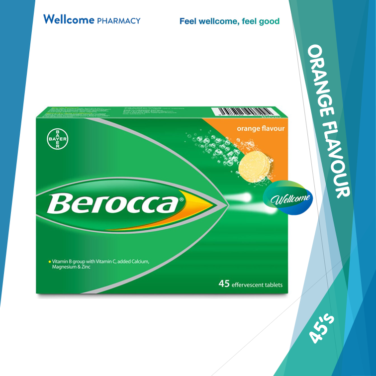 Berocca Effervescent Tablet Orange - 45s