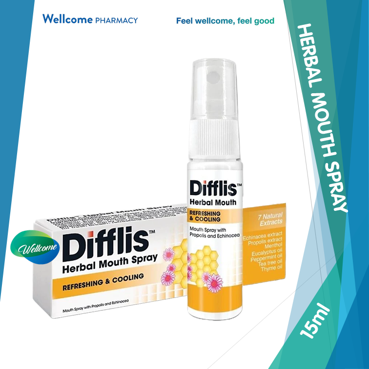 Difflis Herbal Mouth Spray - 15ml