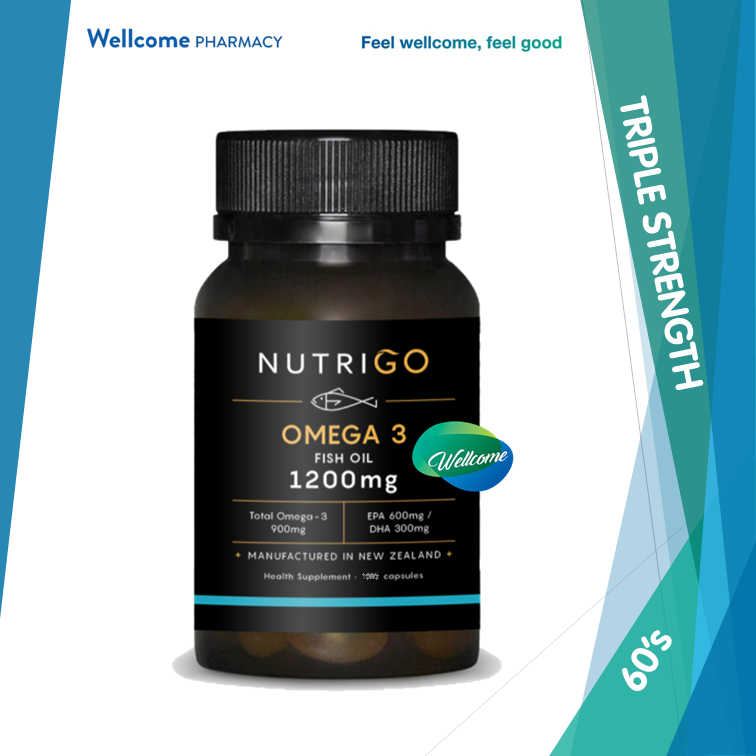 NutriGo Omega 3 Fish Oil - 120s