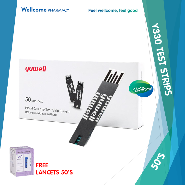 Yuwell Glucose Test Strip Y330 - 50s