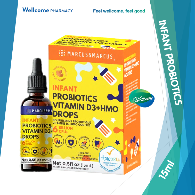 MNM Infant Probiotics Vit D3 + HMO Drops - 15ml