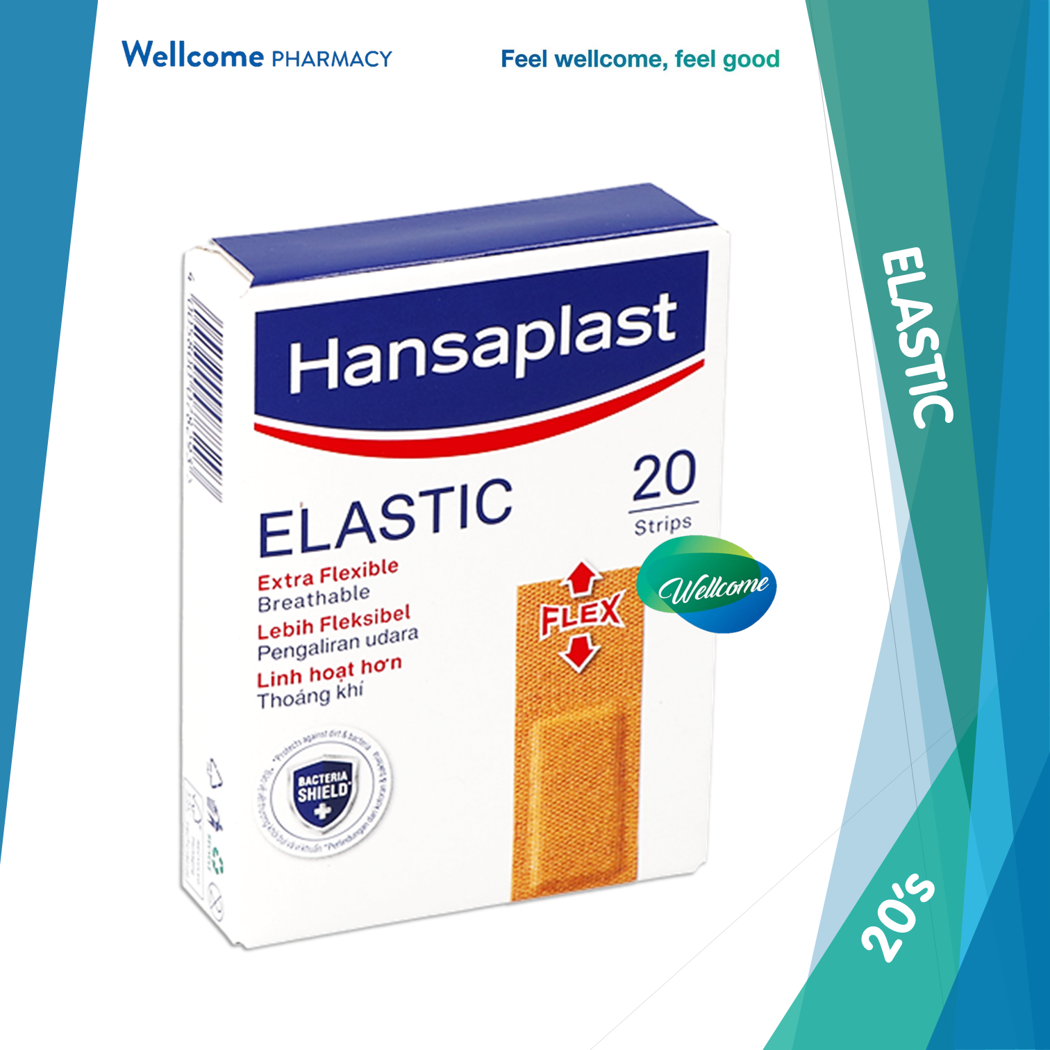Hansaplast Elastic - 20s