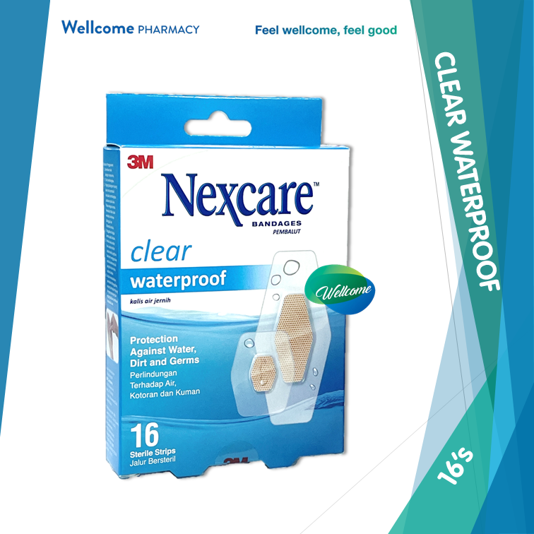 Nexcare Clear Waterproof - 16s