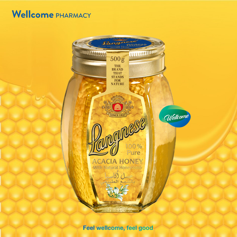 Langnese Acacia with Honey Comb - 500g