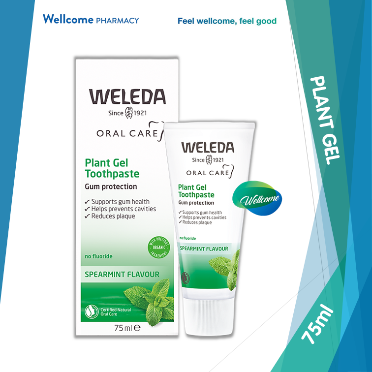 Weleda Natural Plant Gel Toothpaste 75ml Pharmacy