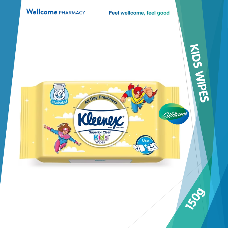 Kleenex Superior Clean Kids Wipes - 20s