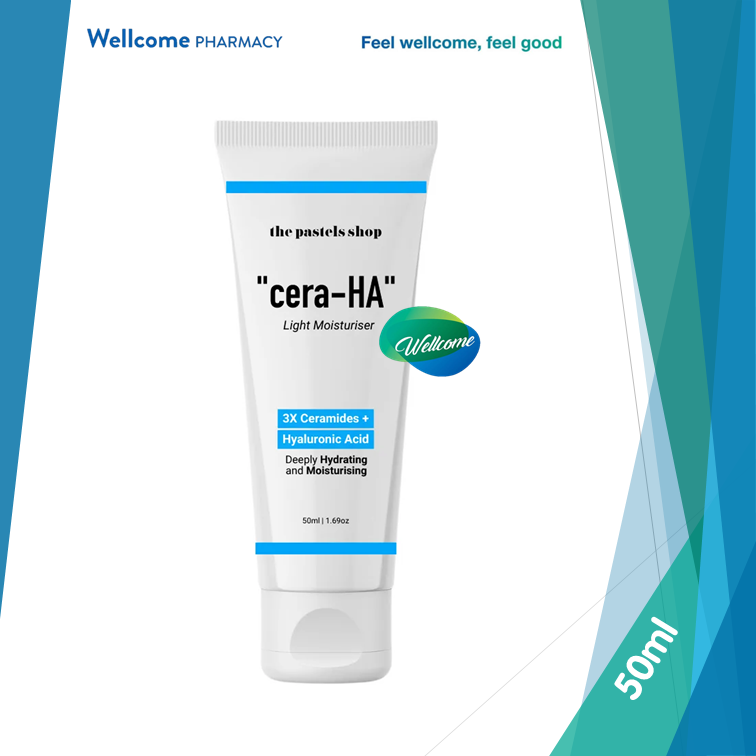 The Pastels Shop Cera-HA Moisturiser - 50ml