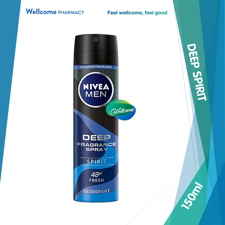 Nivea Men Deep Fragrance Spirit Spray - 150ml