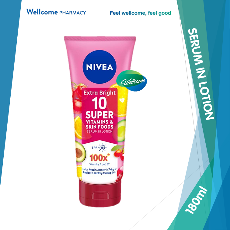 Nivea 10 Super Vit & Skin Foods Lotion - 180ml