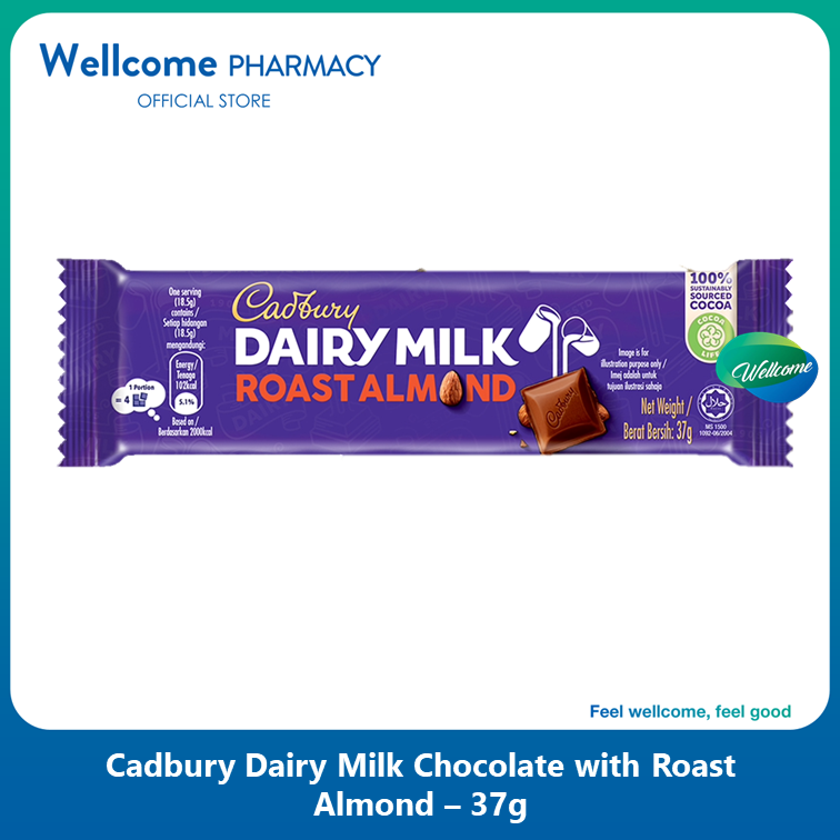 Cadbury Dairy Milk Roast Almond - 37g