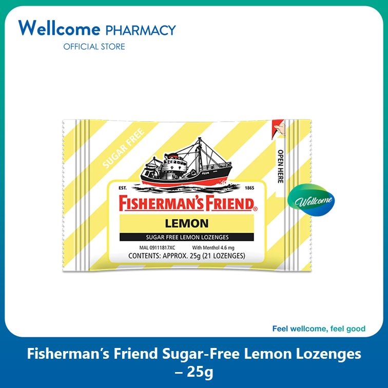 Fishermans Friend Sugar Free Lemon - 25g