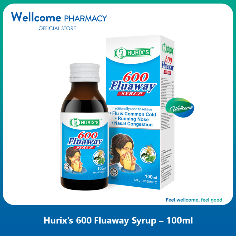 Hurix's 600 Fluaway Syrup - 100ml