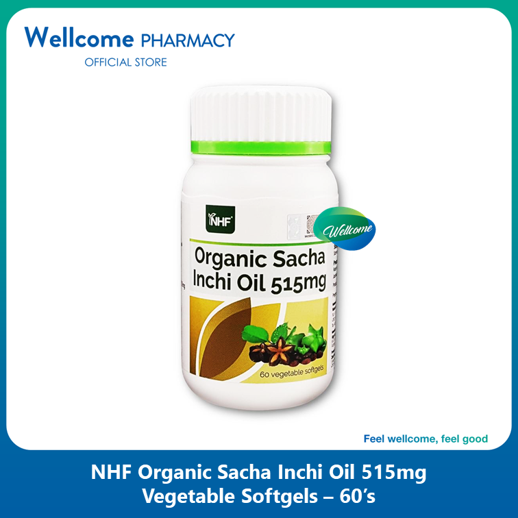 NHF Organic Sacha Inchi Oil Softgel - 60s